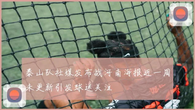 泰山队社媒发布战河南海报近一周未更新引发球迷关注
